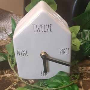 Rae Dunn Birdhouse Clock